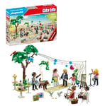 Playmobil 71365 Cérémonie de Mariage, Un Mariage Romantique à reconstituer, avec des décorations, Plusieurs invités, et des Animaux, Univers City Life Promo Pack dès 4 Ans