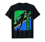 Tanzania Soccer Team Tanzania Flag Jersey Football T-Shirt