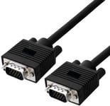 5m SVGA/VGA 15 Pin VGA Extension Lead Cable Male to Male for Monitors Projectors