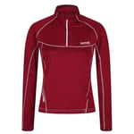 Regatta sous Couche Polaire Technique Manches Longues Yonder avec Ouverture par 1/2 Zip et Propriété de Séchage Rapide T-Shirt Femme