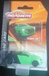 Majorette 212084009 - Racing Cars - Peugeot 208, Green-Black - New