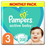 Disposable nappies Pampers S3 3