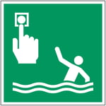 BRADY ISO Safety Sign - Person