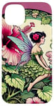 Coque pour iPhone 14 Plus Rose de Sharon Hibiscus Fairy Goddess