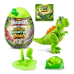 Smashers Mini Jurassic Light Up Dino Egg par ZURU, T-Rex, Oeuf à Collectionner, Volcano, Fossil Toy, Dinosaur Toys, T-Rex Toy for Boys and Kids, (T-Rex)