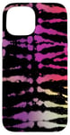 iPhone 15 Tiedye in Purple, Animal Print, Hippie Punk Rock Tie Dye Case