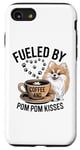 Coque pour iPhone SE (2020) / 7 / 8 Mignon Poméranie Pom Pom Kisses Coffee Lover Caféine