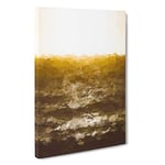 Light Over the Ocean in Abstract Canvas Print for Living Room Bedroom Home Office Décor, Wall Art Picture Ready to Hang, 30 x 20 Inch (76 x 50 cm)