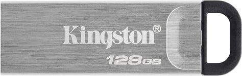 Kingston Datatraveler Kyson Usb 3.2 Gen 1 Clé Usb 128Go - Avec Élégant Boîtier Métal Sans Capuchon