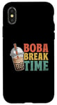 Coque pour iPhone X/XS Boba Break Time Thé au lait Bubble Tea Boba Pearl Lover