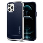 Spigen Neo Hybrid case compatible with iPhone 12 2020 compatible with iPhone 12 Pro 2020 - Satin Silver