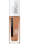 Maybelline New-York - Fond de Teint Liquide Longue Tenue, Sans Transfert, Haute Couvrance - Superstay Active Wear 30h - Teinte : Toffee (56) - Contenance : 30 ml