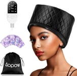 Hair Cap Treatment Steamer for Deep Conditioning - Upgraded Dark Black