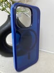 Genuine Tech21 Case for iPhone 14 Pro Magsafe Compatible EvoTint Blue + Glass