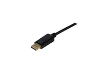 StarTech.com 15 ft DisplayPort to VGA Adapter Cable - DP to VGA Video Converter - Active DisplayPort to VGA Cable for PC 1920x1200 - Black (DP2VGAMM15B) - DisplayPort kabel - 4.57 m