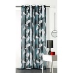 Homemaison - Voilage tamisant Camo Bleu Pétrole 150x240 cm