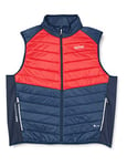 Regatta Halton B/W IV Hybrid Gilet sans Manches Homme matelassé en Laine D'alpaga léger avec Traitement Anti-Bactérien Bodywarmers Homme Nightfall/True Red FR: 2XL (Taille Fabricant: XXL)