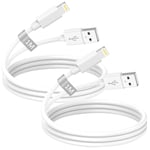 Câble Iphone 1M 2Pack, Câble Chargeur Iphone Rapide Certifié Mfi, Cable Iphone Usb Câble Iphone Cordon Iphone Fil Chargeur Iphone Cable Usb Pour Iphone 14/13/12/11 Pro Max/Xs/X/8/7/6/5/Se/Ipad Mini