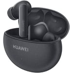 HUAWEI FreeBuds 5i écouteurs sans Fil, Bluetooth, Son certifié Hi-Resolution, Reduction du Bruit Active multimode, Charge Rapide 4 Heures d'autonomie en 15 Minutes, avec iOS/Android/Windows, Noir