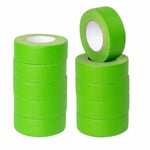 10pcs Green 24mm Low Tack Masking Tape for Painting, Decorating & Arts