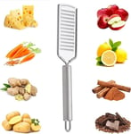 Hand Held Cheese Grater Stainless Steel Flat Grater Vegetables Wide Blade Slicer