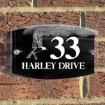 Personalised House Sign Door Number Plaque Custom Door Sign Name Plate Plaques