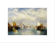 Wee Blue Coo Painting Cityscape Moran Splendor of Venice Grand Canal Impression Artistique