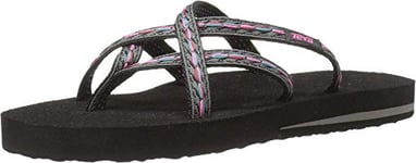 Teva Olowahu W's, womens Flip Flops, Felicitas Black, 3 UK (5 US)