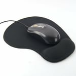 Mouse Mat With Wrist Support Gel Rest Comfort Mice Pad Anti Non-slip Laptop Pc