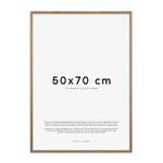 Poster & Frame - Treramme 50x70 cm lys eik