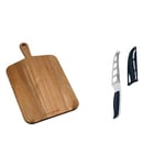 Cole & Mason H722132 Barkway Medium Chopping Board with Handle | Wooden Board/Cutting Board/Serving Board | Acacia Wood | (L)460mm x (W)270mm x (D)20mm | Not Suitable for The Dishwasher