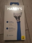 Harry’s Men’s 5 Blade Razor Indigo Blue Brand New(811)