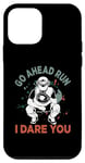 iPhone 12 mini Baseball Catcher Youth Quote Go Ahead Run I Dare You Case