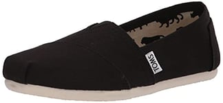 TOMS Femme Alpargata' Mocassin, Noir, 36.5 EU