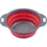 Westmark Passoire pliable, avec dispositif de suspension, diamètre intérieur : 18,5 cm, plastique, mini, rouge/anthracite 21232270