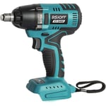 Bsioff - Cl¨ ¨¤ chocs sans fil Boulonneuse ¨¤ Choc (400 N.m/Lumi¨¨re led) Compatible avec Makita 18v batterie £¨Bleu/sans batterie£©