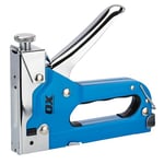 OX Tools Trade Heavy Duty 3 Way Staple Gun for Carpentry, Upholstery, Repair, Decoration, DIY