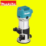 Makita RT0702CX4/2 1/4" 240V Electric Trimmer/Router Variable Speed Anti-Restart