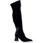 Bottines Steve Madden  Evermore Stivale Tacco Donna Black EVER06S1