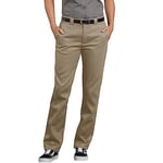 Dickies Men's Straight Work Slim Trousers, Brown (Khaki) - 32W x 32L