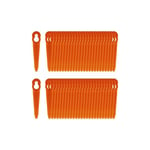 Jalleria - Lot de 100 lames de rechange en plastique compatibles avec stihl Polycut 2-2 Polycut 3-2 fsa 45 fsa 57 fse 52 débroussailleuse,