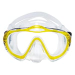 Mares Sharky Jr, Masque de Snorkeling pour Enfants avec Large Vue, Taille Unique, Jaune