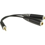 Y Cable Headphone Splitter 3.5 - 2 x 6.3