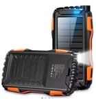 Solar Power Bank Portable Charger, 46800mAh Huge Capacity External Battery Pack