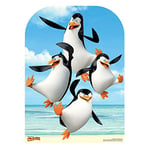 STAR CUTOUTS Madagascar Penguins Stand in SC1223 Cardboard Cutout Animal Party Decorations Birthday Supplies, Solid, Regular