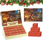 1008PCS Puzzle Adventure Jigsaw Puzzle 2023 Christmas Puzzle Advent Calendar