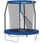 SPORTNOW Trampoline pour Enfant, Trampolines de Jardin, diamètre 183 cm, avec Filet de sécurité, Structure en Acier, Bleu