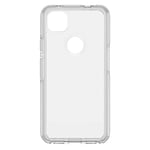 Otterbox Symmetry Clear Coque pour Pixel 4a, Antichoc, Anti-Chute, Protection Fine, supporte 3 x Plus de Chutes Que la Norme Militaire, Transparent