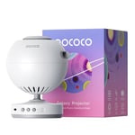 POCOCO Galaxy Projector, Star Projector Night Light, Home Planetarium for Children and Adults; in Bedrooms, Interiors; for Decoration, Sleep Aid and Relaxation - with 2 Discs