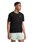 Nike Men's Df Miler T-Shirt, Green Glow/Reflective Silv, L